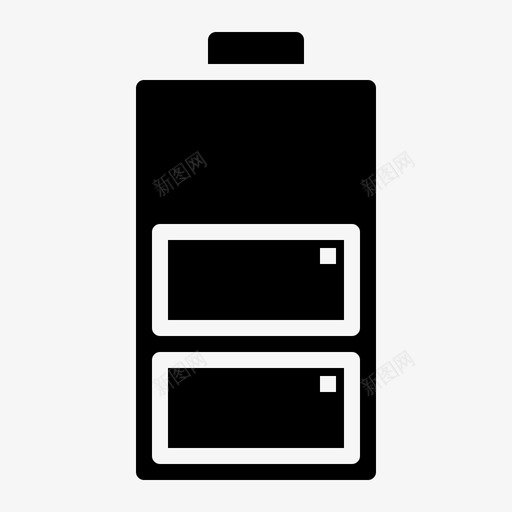 电池容量充电器svg_新图网 https://ixintu.com 电池 电源 容量 充电器 固体