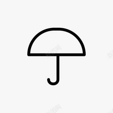 伞雨篷阳伞图标