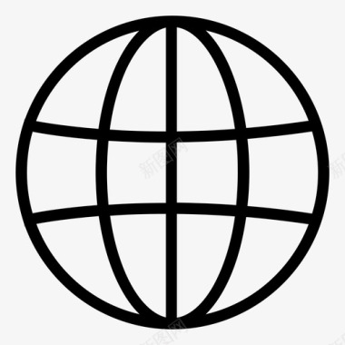 行星地球网络图标