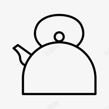 茶壶锅炉炊具图标