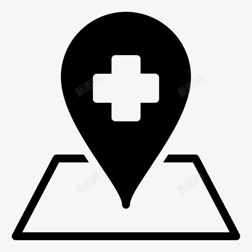 位置医疗保健医院svg_新图网 https://ixintu.com 医疗 位置 医疗保健 医院 地图 标志 标志符 符号