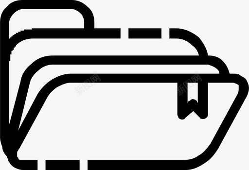 文件夹文档文件svg_新图网 https://ixintu.com 文件夹 文档 文件 文件管理器 书签 图标