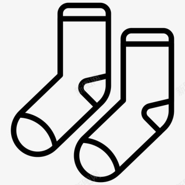 袜子一双袜子衣服图标