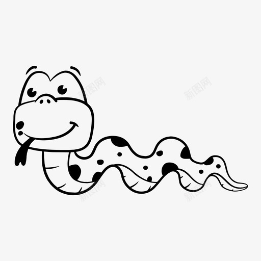 蛇爬行行走有趣的动物svg_新图网 https://ixintu.com 爬行 行走 有趣 动物 野生动物