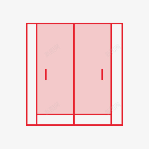 移门画板1svg_新图网 https://ixintu.com 移门 画板 填充 线性 扁平 多色