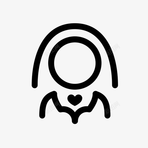 新娘新人爱情svg_新图网 https://ixintu.com 爱情 婚礼 新娘 新人 婚姻