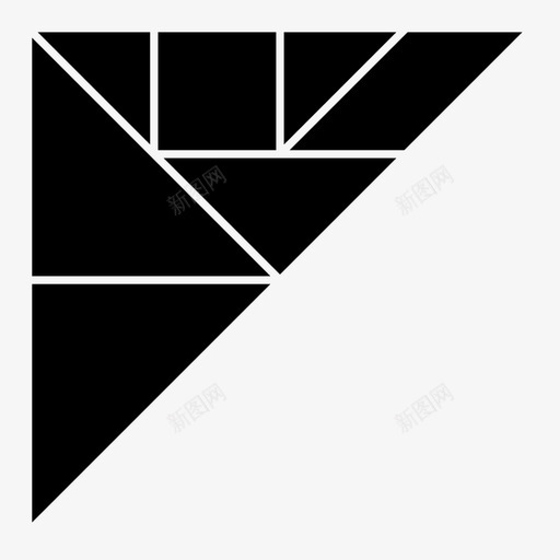 七巧板三角形拼图解剖形状svg_新图网 https://ixintu.com 七巧板 三角形 拼图 解剖 形状
