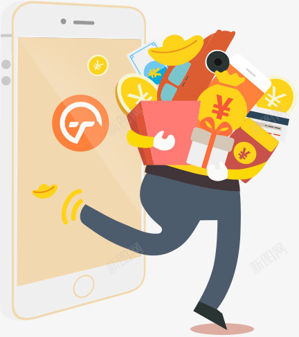 拓道金服APP下载页png免抠素材_新图网 https://ixintu.com 拓道 金服 下载