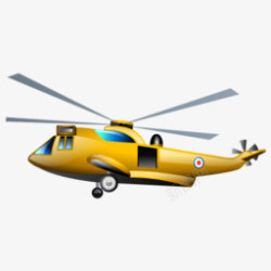 直升飞机图标iconcom透明素材