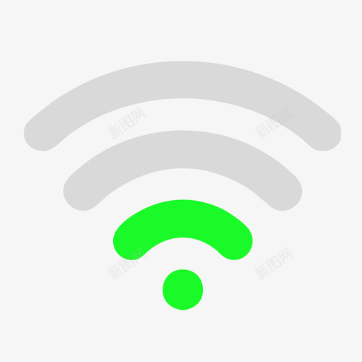 WIFI2格信号svg_新图网 https://ixintu.com 信号