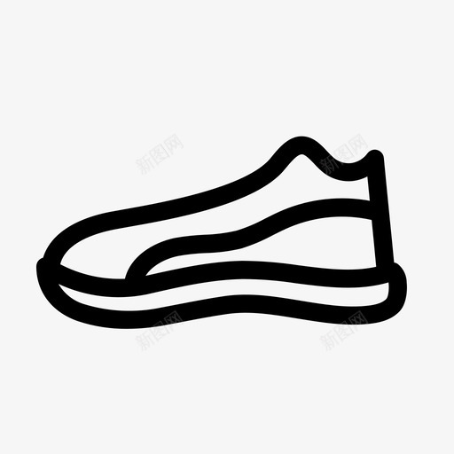 跑鞋鞋运动鞋svg_新图网 https://ixintu.com 跑鞋 鞋鞋 运动鞋 衣服