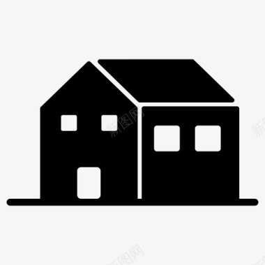 房屋建筑财产图标