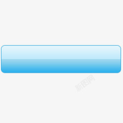 蓝色的web20风格按钮图标素材