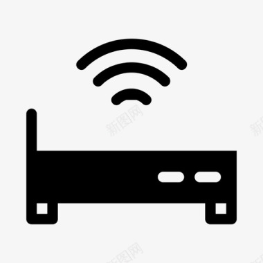 wifi调制解调器连接互联网连接图标