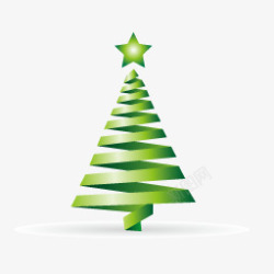 绿色圣诞树透明图标素材