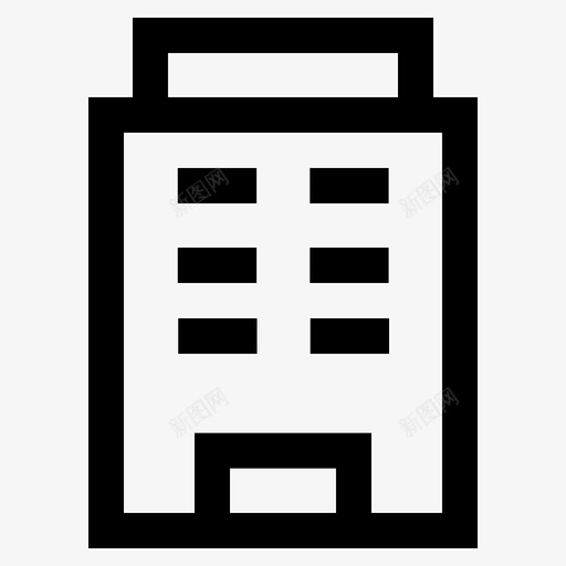 建筑商业公司svg_新图网 https://ixintu.com 商业 建筑 建筑商 公司 企业 商店 简单 图标