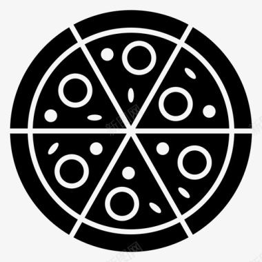 披萨意大利香肠披萨披萨切图标