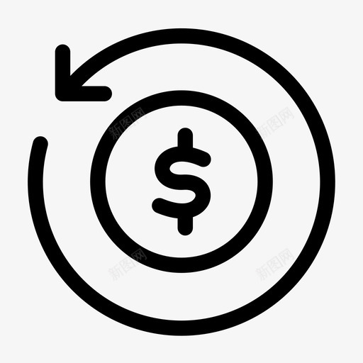 退款购物和电子商务概述svg_新图网 https://ixintu.com 退款 购物 电子商务 概述