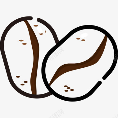 咖啡豆非选中状态图标