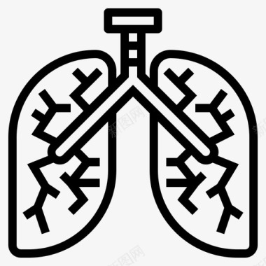 肺体冠图标