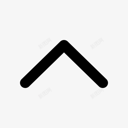上箭头一级svg_新图网 https://ixintu.com 箭头 一级