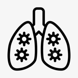 肺内肺内病毒细菌健康高清图片