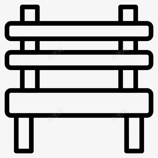 长凳城市家具座椅svg_新图网 https://ixintu.com 城市 家具 长凳 座椅 户外 自然