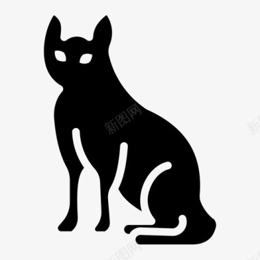 猫黑猫万圣节图标