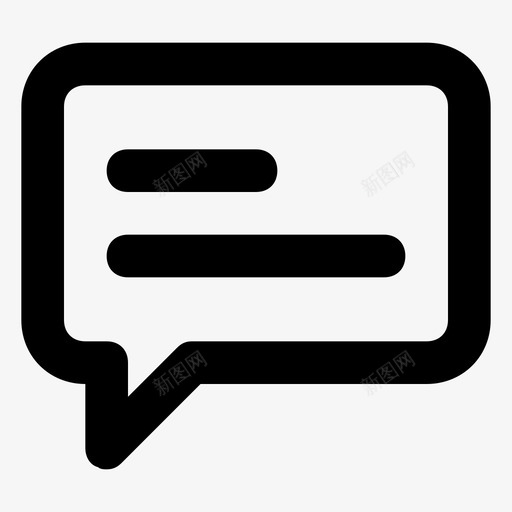 聊天交流对话svg_新图网 https://ixintu.com 聊天 交流 对话 信息 通用 用图 标线