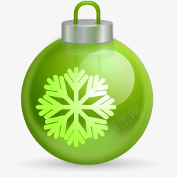绿色的圣诞彩球图标iconcom圣诞png免抠素材_新图网 https://ixintu.com 圣诞 绿色 彩球 图标