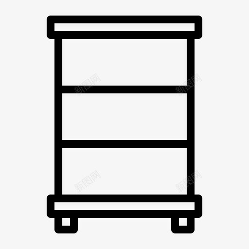 书架橱柜壁橱svg_新图网 https://ixintu.com 书架 橱柜 壁橱 家具 厨具 一条