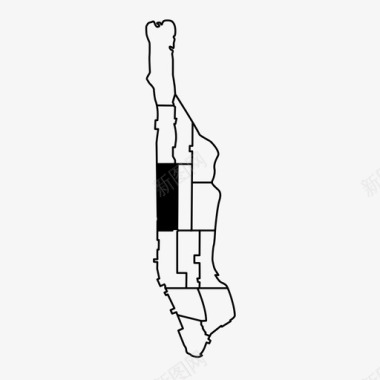 上西区曼哈顿社区图标