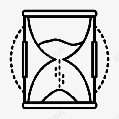 沙漏时钟管理图标
