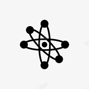 分子原子dna图标