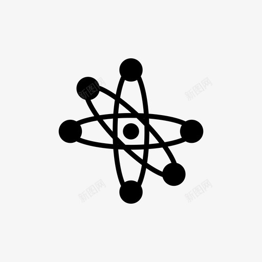 分子原子dnasvg_新图网 https://ixintu.com 分子 原子 实验 科学