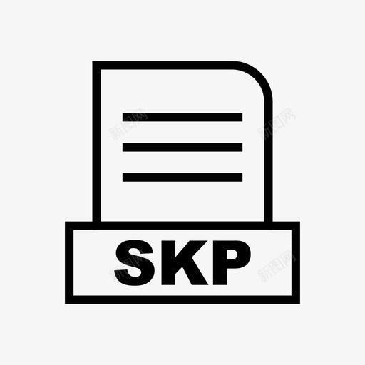 skp文档文件svg_新图网 https://ixintu.com 格式 文件 文档