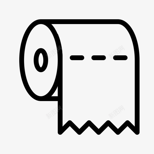 卫生纸纸卷纸巾svg_新图网 https://ixintu.com 卫生纸 纸卷 纸巾 胡思 康一线 一线