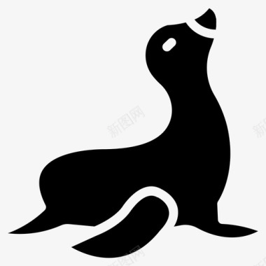 海豹水獭海狮图标