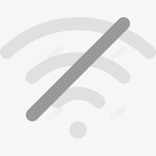 状态栏WiFi无svg_新图网 https://ixintu.com 状态 栏无