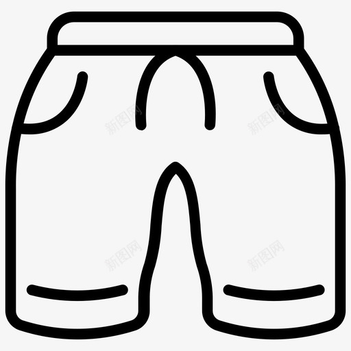 短裤拳击服裤子svg_新图网 https://ixintu.com 短裤 拳击 裤子 健身