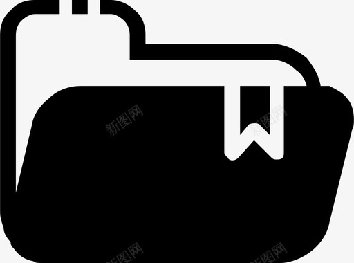 文件夹文档文件svg_新图网 https://ixintu.com 文件夹 文档 文件 文件管理器 书签 图标