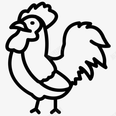 公鸡鸡农场图标