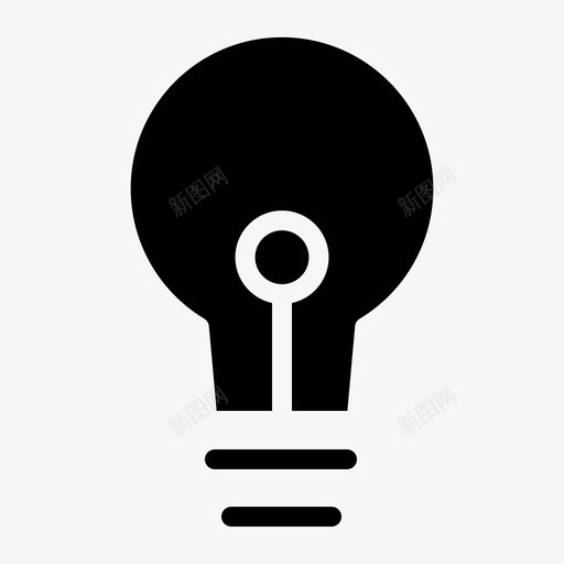 灯泡想法灯光svg_新图网 https://ixintu.com 灯泡 想法 灯光 思考