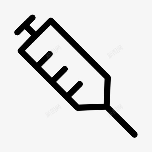 注射器医疗疫苗svg_新图网 https://ixintu.com 医疗 注射器 疫苗 元件
