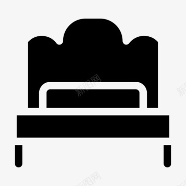 床舒适酒店图标