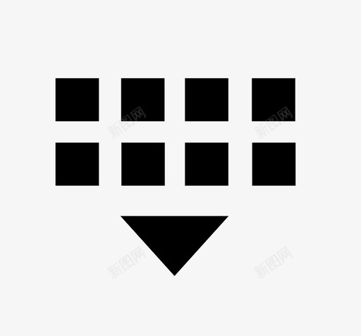键盘收起svg_新图网 https://ixintu.com 键盘 收起