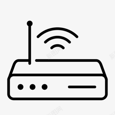 wifi路由器网络路由器设备小工具图标