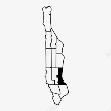 中城东曼哈顿区联合国图标