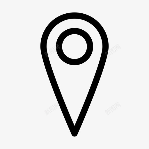 定位点地图导航svg_新图网 https://ixintu.com 侦察 定位 点定 位点 地图 导航