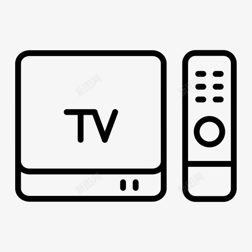 电视有线电视遥控器svg_新图网 https://ixintu.com 电视 有线电视 遥控器 智能 电视盒 设备 小工 工具